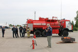 В филиале ОАО «Газ-Сервис» «Центргаз» прошло учебно-тренировочное занятие по пожарной безопасности